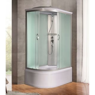 Душевая кабина River с поддоном Nara XL 100/80/44 MT R 10000006215 100х80 хром стекло матовое