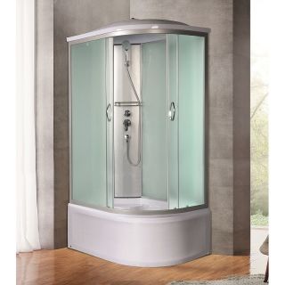 Душевая кабина River с поддоном Nara XL 100/80/44 MT L 10000006216 100х80 хром стекло матовое