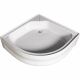 Душевая кабина River с поддоном Nara Light XL Б/К 90/24 MT 10000006217 90х90 хром стекло матовое