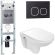 Комплект унитаза с инсталляцией Weltwasser Amberg 350 ST + Baarbach 004 GL-WT + Amberg RD-BL 10000006500 белый глянцевый