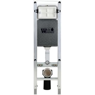 Комплект унитаза с инсталляцией Weltwasser Amberg 350 ST + Baarbach 004 GL-WT + Amberg RD-BL 10000006500 белый глянцевый