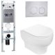 Комплект унитаза с инсталляцией WeltWasser Amberg 350 ST + Erlenbach 004 GL-WT + Amberg RD-MT CR 10000006507 белый глянцевый