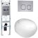 Комплект унитаза с инсталляцией WeltWasser Amberg 350 ST +Jeckenbach 004 GL-WT +Amberg RD-CR 10000006535 белый глянцевый