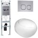 Комплект унитаза с инсталляцией WeltWasser Amberg 350 ST +Jeckenbach 004 GL-WT +Amberg RD-CR 10000006535 белый глянцевый