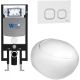 Комплект унитаза с инсталляцией WeltWasser Amberg 497 +Jeckenbach 004 GL-WT +Amberg RD-WT 10000006626 белый глянцевый