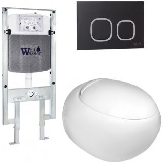 Комплект унитаза с инсталляцией WeltWasser Amberg 497 ST +Jeckenbach 004 GL-WT +Amberg RD-BL 10000006711 белый глянцевый