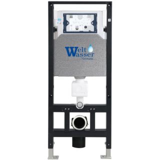 Комплект унитаза с инсталляцией Weltwasser Amberg 506 + Baarbach 004 GL-WT + Amberg RD-CR 10000006768 белый глянцевый