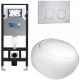 Комплект унитаза с инсталляцией WeltWasser Amberg 506 +Jeckenbach 004 GL-WT +Amberg RD-MT CR 10000006801 белый глянцевый