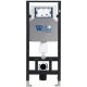 Комплект унитаза с инсталляцией WeltWasser Amberg 506 +Kehlbach 004 GL-WT +Amberg RD-BL 10000006803 белый глянцевый