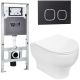 Комплект унитаза с инсталляцией WeltWasser Amberg 506 ST + Erlenbach 004 GL-WT + Amberg RD-BL 10000006859 белый глянцевый