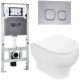 Комплект унитаза с инсталляцией WeltWasser Amberg 506 ST + Erlenbach 004 GL-WT + Amberg RD-CR 10000006860 белый глянцевый