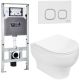 Комплект унитаза с инсталляцией WeltWasser Amberg 506 ST + Erlenbach 004 GL-WT + Amberg RD-WT 10000006862 белый глянцевый