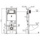 Комплект унитаза с инсталляцией WeltWasser Amberg 506 ST +Jeckenbach 004 GL-WT +Amberg RD-MT CR 10000006889 белый глянцевый