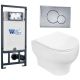 Комплект унитаза с инсталляцией WeltWasser Marberg 507 + Erlenbach 004 GL-WT + MAR 507 RD 10000006954 белый глянцевый