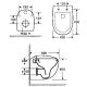 Комплект унитаза с инсталляцией WeltWasser Marberg 507 +Jeckenbach 004 GL-WT +MAR 507 SE-CR 10000006967 белый глянцевый