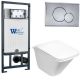 Комплект унитаза с инсталляцией WeltWasser Marberg 507 +Rotbach 004 GL-WT +MAR 507 RD 10000006986 белый глянцевый