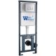 Инсталляция WeltWasser для унитаза WW MARBERG 410 + SE CR 10000008206 Квадратная хром кнопка.
