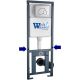 Инсталляция WeltWasser для унитаза WW MARBERG 410 + RD CR 10000008207 Круглая хром кнопка.