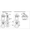Инсталляция WeltWasser для унитаза WW AMBERG 350 ST + BL 10000008212 Черная кнопка.