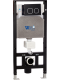 Инсталляция WeltWasser для унитаза WW AMBERG 506 + BL 10000008226 Черная кнопка.