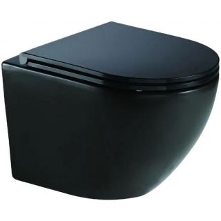 Подвесной унитаз Weltwasser WW Merzbach 041 XL MT-BL 10000008269 черный глянцевый