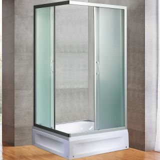 Душевое ограждение River с поддоном Morava XL 120/80/24 MT 10000008328 120х80 хром стекло матовое