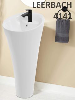 Раковина Weltwasser напольная 410х410х920 мм WW LEERBACH 4141 GL-WT 10000008707 белый