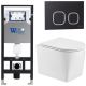 Комплект унитаза с инсталляцией WeltWasser Amberg 506 +Nesenbach 004 GL-WT +Amberg RD-BL 10000008932 белый глянцевый