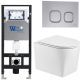 Комплект унитаза с инсталляцией WeltWasser Amberg 506 +Nesenbach 004 GL-WT +Amberg RD-CR 10000008933 белый глянцевый