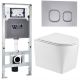 Комплект унитаза с инсталляцией WeltWasser Amberg 506 ST +Nesenbach 004 GL-WT +Amberg RD-CR 10000008937 белый глянцевый