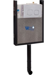 Инсталляция WeltWasser для напольного унитаза WW AMBERG 404 + MT-CR 10000009859 Матовый хром кнопка.