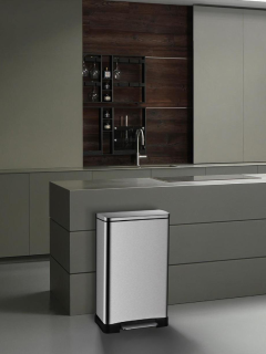 Педальное ведро Weltwasser LASSY MT 30L 10000009935 Матовая сталь