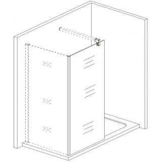 Душевое ограждение Weltwasser 700х1850 400 WW400 70B 10000009938 хром