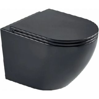 Подвесной унитаз Weltwasser WW Merzbach 043 MT-BL 10000009940 черный матовый