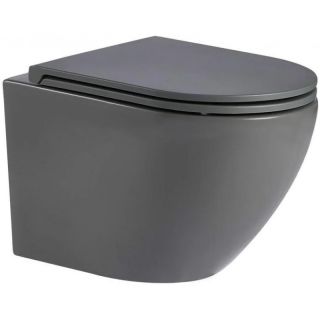 Подвесной унитаз Weltwasser WW Merzbach 043 MT-GR 10000009941 серый матовый