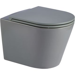Подвесной унитаз Weltwasser WW Salzbach 043 MT-GR 10000010283 серый матовый