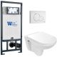 Комплект унитаза с инсталляцией WeltWasser Marberg 507 + Baarbach 004 GL-WT + MAR 507 RD GL-WT 10000010358 белый глянцевый