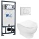 Комплект унитаза с инсталляцией WeltWasser Marberg 507 + Erlenbach 004 GL-WT + MAR 507 RD GL-WT 10000010378 белый глянцевый