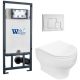 Комплект унитаза с инсталляцией WeltWasser Marberg 507 + Erlenbach 004 GL-WT + MAR 507 SE GL-WT 10000010380 белый глянцевый