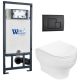Комплект унитаза с инсталляцией WeltWasser Marberg 507 + Erlenbach 004 GL-WT + MAR 507 SE MT-BL 10000010381 белый глянцевый