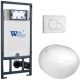 Комплект унитаза с инсталляцией WeltWasser Marberg 507 +Jeckenbach 004 GL-WT +MAR 507 RD GL-WT 10000010724 белый глянцевый