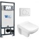 Комплект унитаза с инсталляцией WeltWasser Marberg 507 +Kehlbach 004 GL-WT +MAR 507 RD GL-WT 10000010732 белый глянцевый