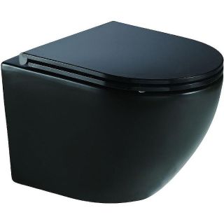 Комплект унитаза с инсталляцией WeltWasser Amberg 497 +Merzbach 041 XL MT-BL +Amberg RD-CR 10000010934 черный матовый
