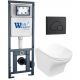 Комплект унитаза с инсталляцией WeltWasser Marberg 410 +Odenbach 004 GL-WT +MAR 410 RD MT-BL 10000010967 белый глянцевый