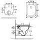 Комплект унитаза с инсталляцией WeltWasser Marberg 410 +Rotbach 004 GL-WT +MAR 410 RD MT-BL 10000010975 белый глянцевый