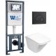Комплект унитаза с инсталляцией WeltWasser Marberg 410 +Rotbach 004 GL-WT +MAR 410 RD MT-BL 10000010975 белый глянцевый