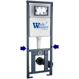 Комплект унитаза с инсталляцией WeltWasser Marberg 410 +Rotbach 004 GL-WT +MAR 410 SE MT-BL 10000010977 белый глянцевый