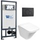 Комплект унитаза с инсталляцией WeltWasser Marberg 507 +Rotbach 004 GL-WT +MAR 507 RD MT-BL 10000010979 белый глянцевый