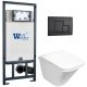Комплект унитаза с инсталляцией WeltWasser Marberg 507 +Rotbach 004 GL-WT +MAR 507 SE MT-BL 10000010981 белый глянцевый