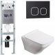 Комплект унитаза с инсталляцией WeltWasser Amberg 350 ST +Hofbach 041 GL-WT +Amberg RD-BL 10000011155 белый глянцевый